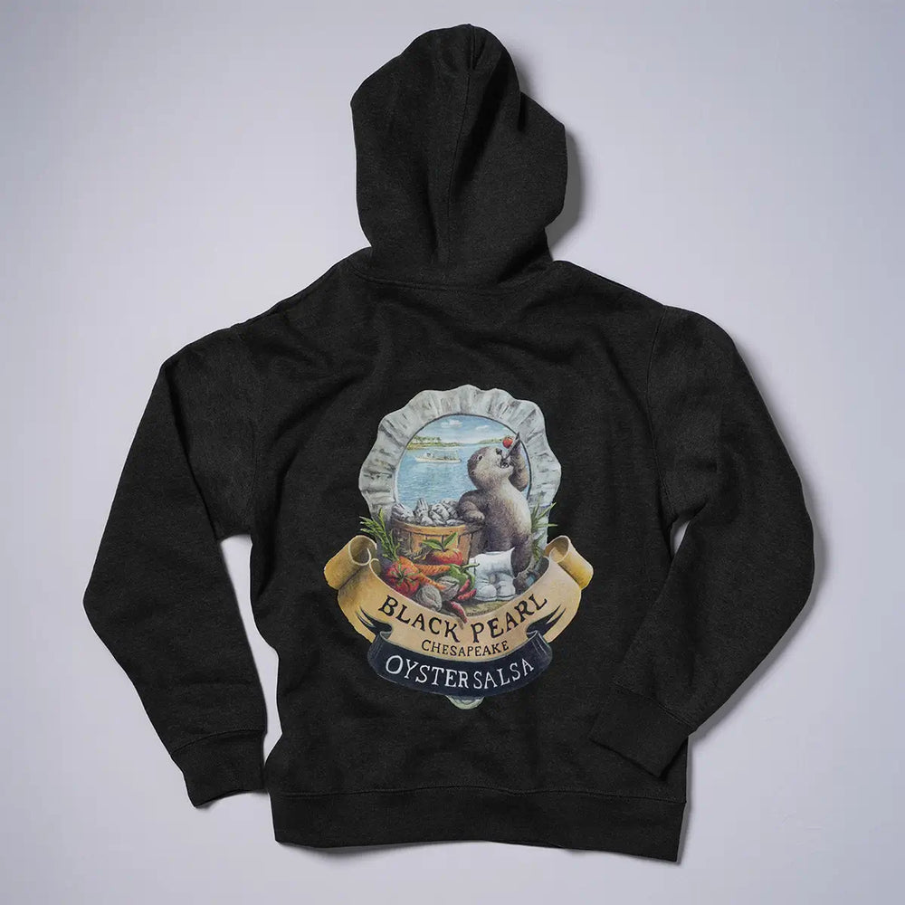 Hooded heavyweight sweatshirt