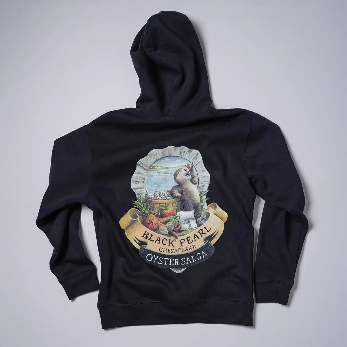 Hooded heavyweight sweatshirt